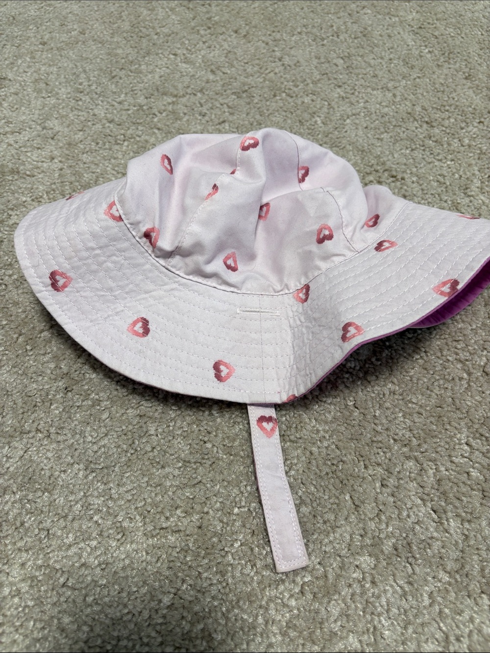 Infant Girl Reversible Hat